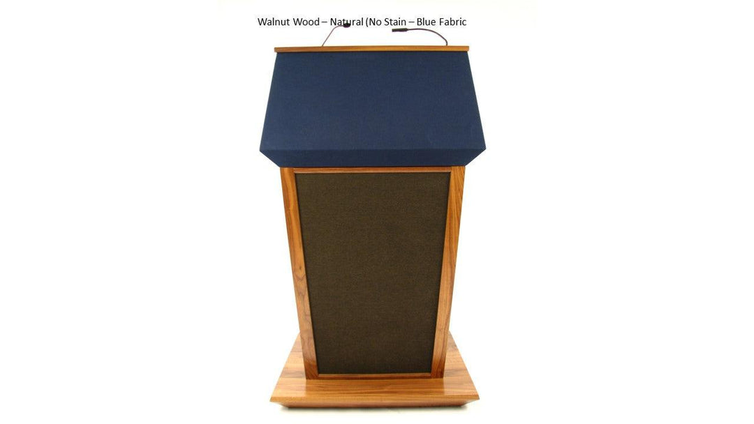 Sound Lectern PRES900-EV Presidential Plus Evolution Podium-Walnut Wood Natural-Sound Podiums and Lecterns-Podiums Direct