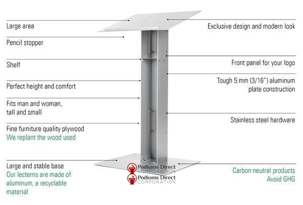 Contemporary Lectern and Podium Y-5