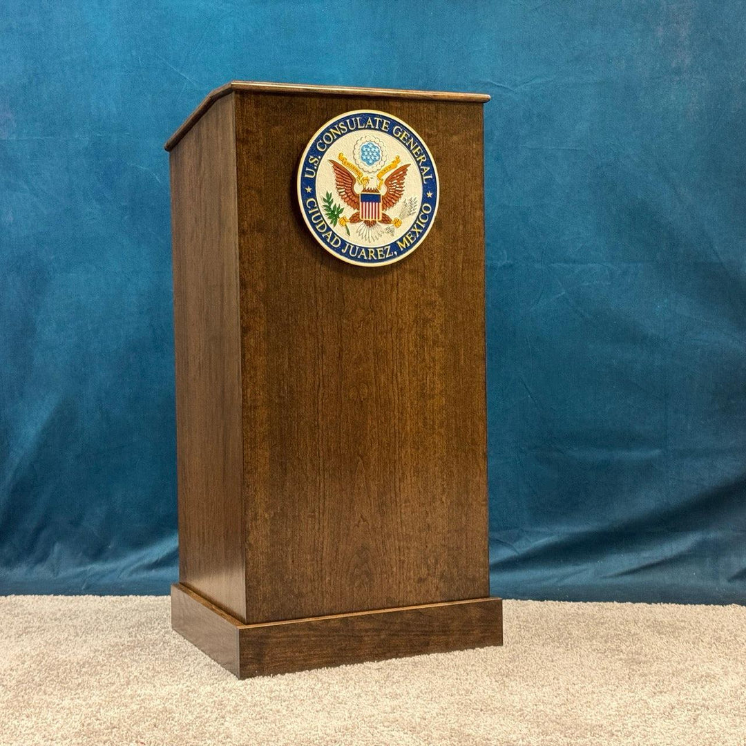 Handcrafted Solid Hardwood Lectern: The Collegiate [CPD677]