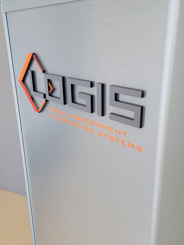 Contemporary Lectern and Podium H2W Custom Aluminum Lectern