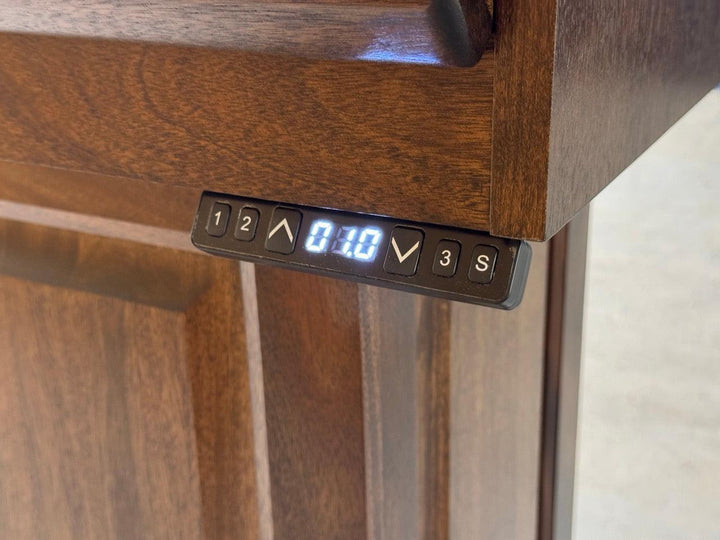 Height-Adjustable Hardwood Lectern: The Counselor Lift [CLR235-L]