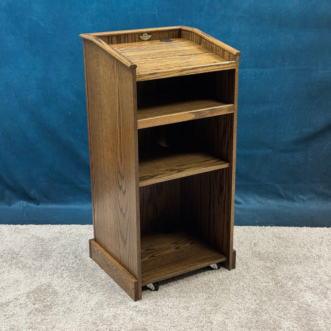 Handcrafted Solid Hardwood Podium: The Graduate
