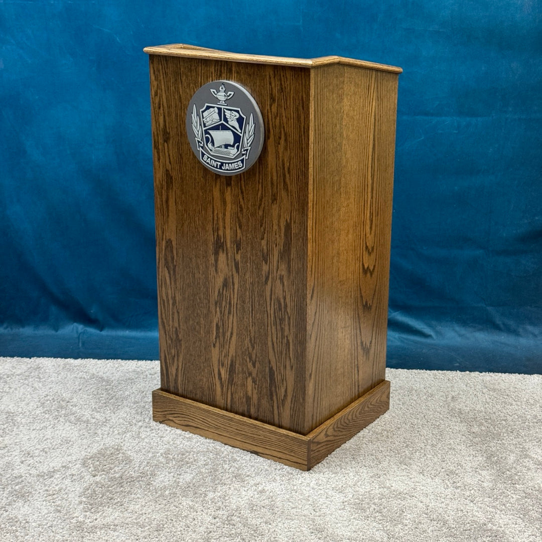 Handcrafted Solid Hardwood Podium: The Graduate