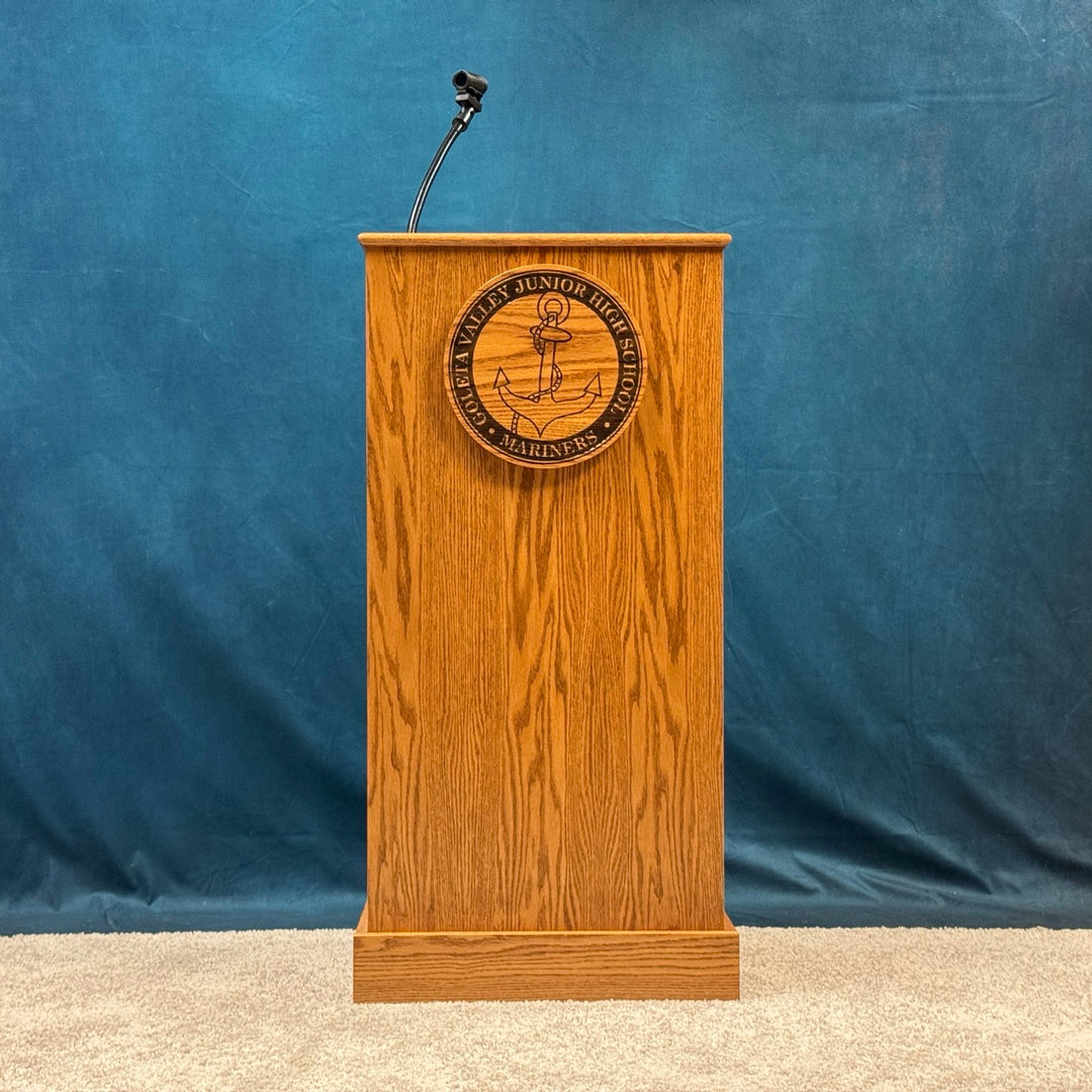 Handcrafted Solid Hardwood Podium: The Graduate