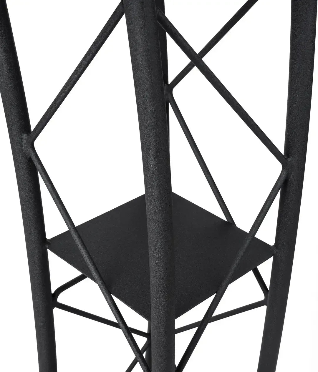 Metal Truss Lectern 4 Post Curved Color Black-Metal Truss Podiums and Lecterns-Podiums Direct
