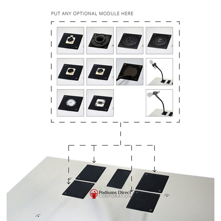 Contemporary Lectern and Podium K-2