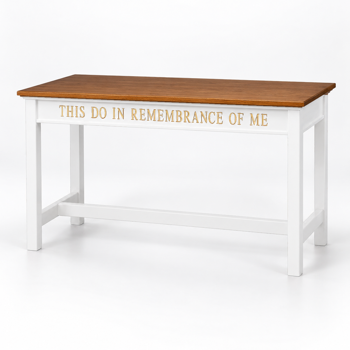 NO 815 communion table — Medium Oak 