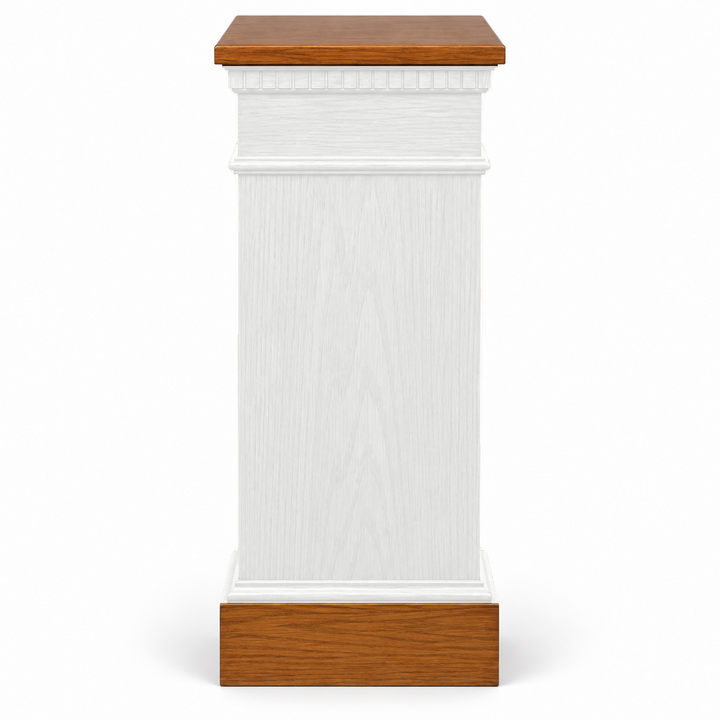 NO 8201F flower stand — Medium Oak 