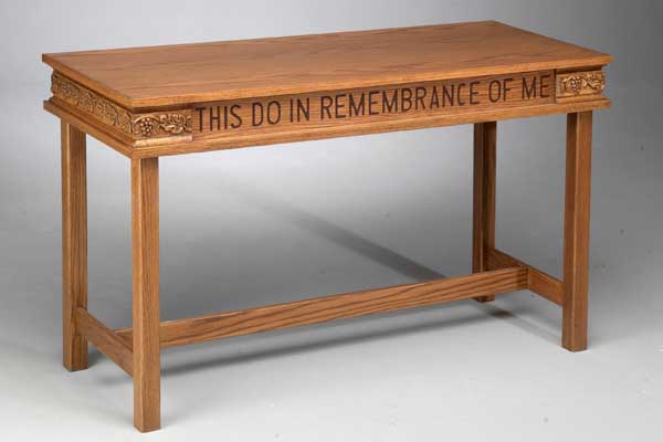NO 5402 pulpit set: the communion table