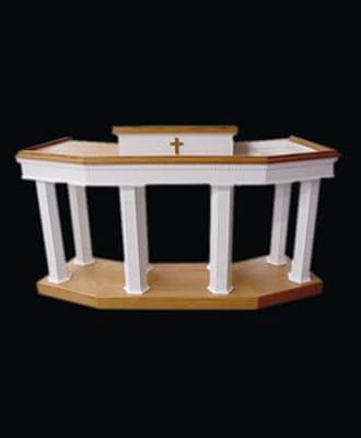 Custom No. 4 column pulpit