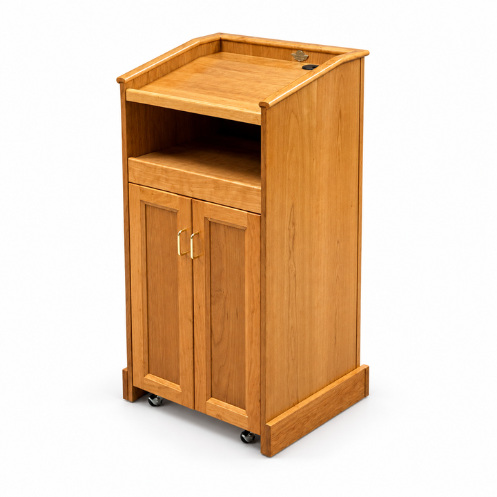 Handcrafted Solid Hardwood Lectern: The Collegiate [CPD677] — product view