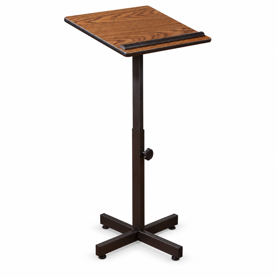 Height-Adjustable Portable Lectern Stand: Oklahoma Sound 70 — product view