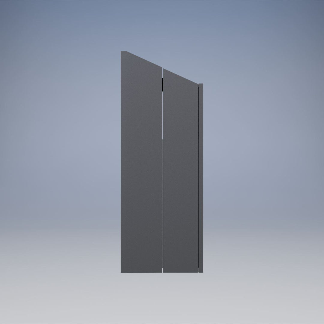Folding Portable Lectern, Carpeted, Folds to Under 5 Inches Thick, side view