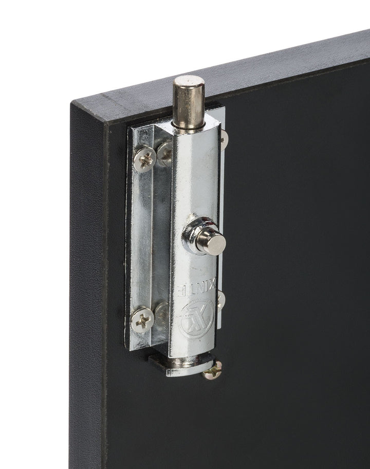 Host Station with Locking Doors, door latch