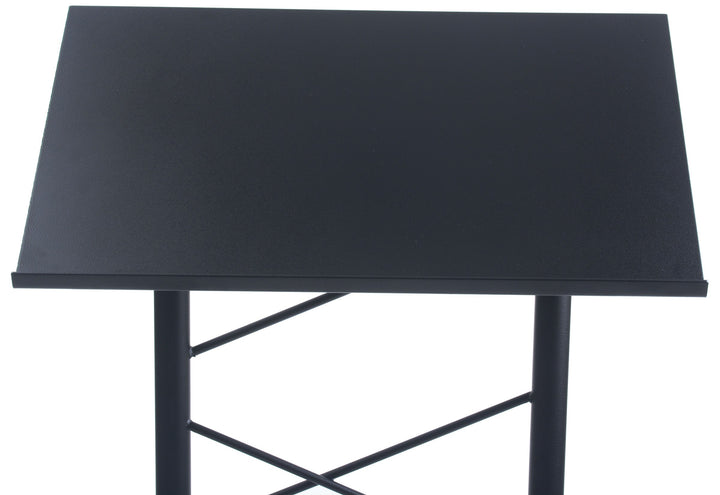 Lattice-Style Steel Truss Lectern, black, reading surface