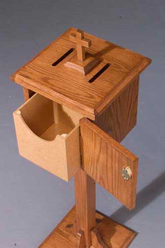 NO 18 tithe box inside view