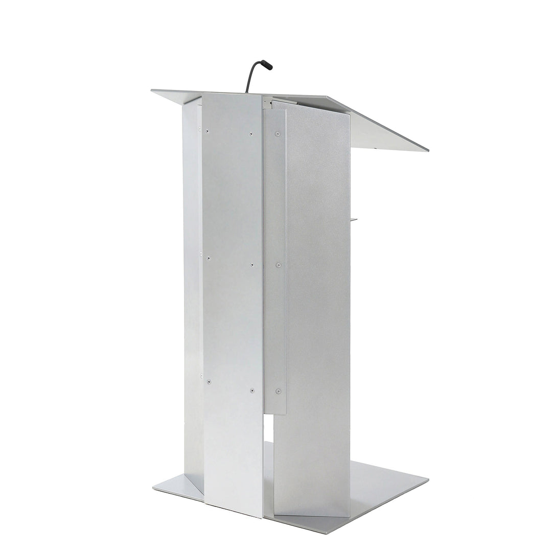 Contemporary Lectern and Podium K-6 Aluminum Angle