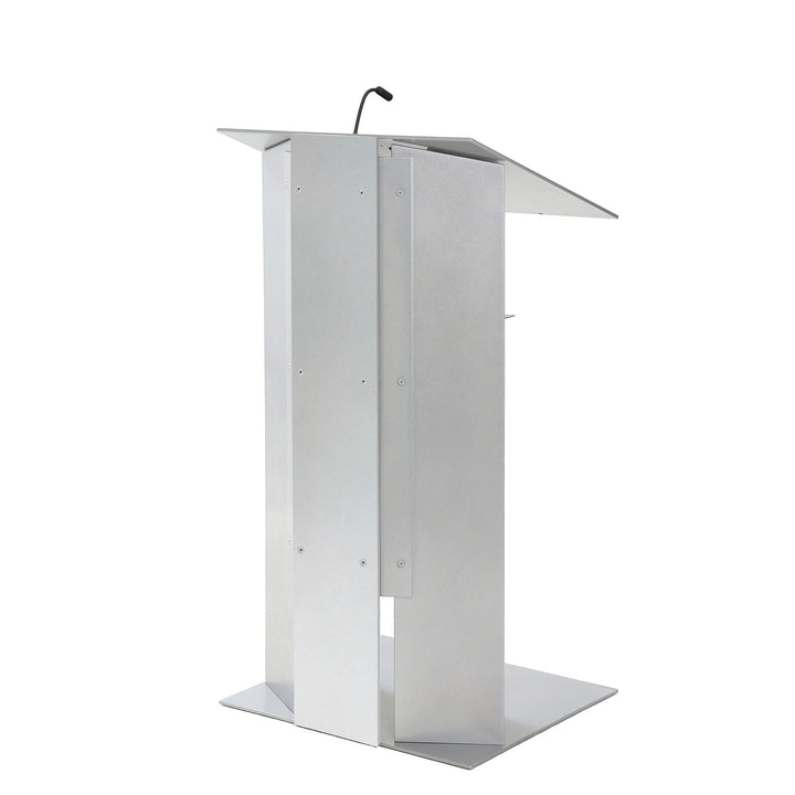 Contemporary Lectern and Podium K-6 Aluminum Angle