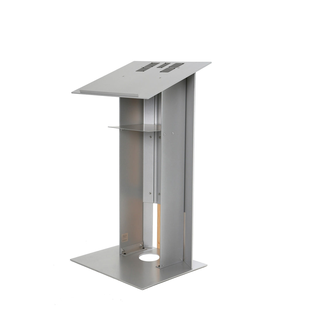 Contemporary Lectern and Podium K-6 With Wheels
