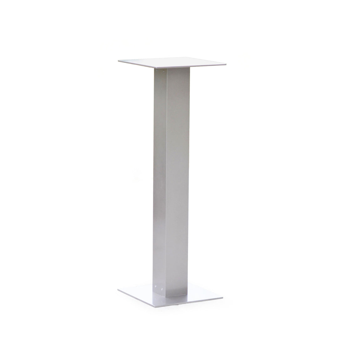 Contemporary Aluminum Side Table TA3, Angle View