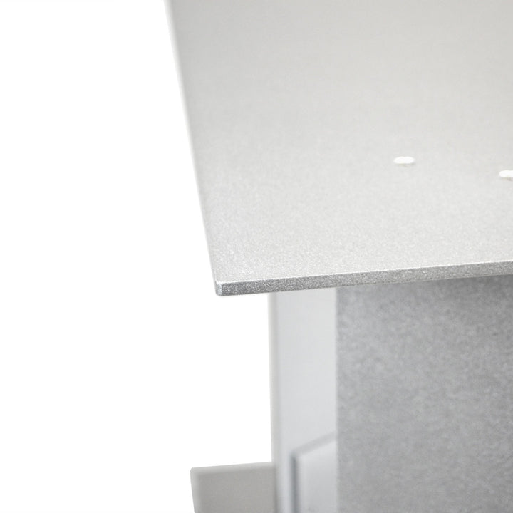 Contemporary Aluminum Side Table TC1, Close Up Details