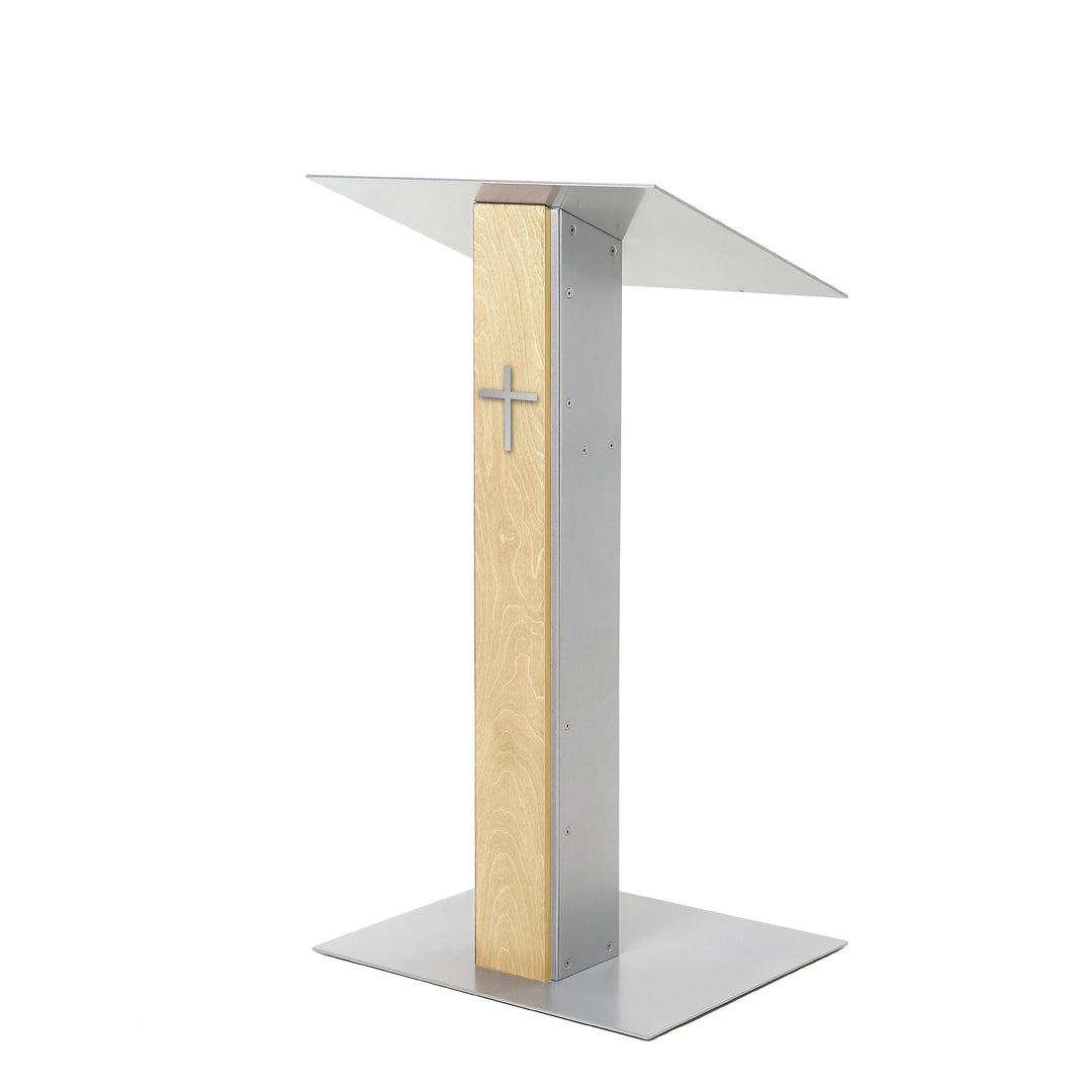 Contemporary Lectern and Podium Y-5, Natural