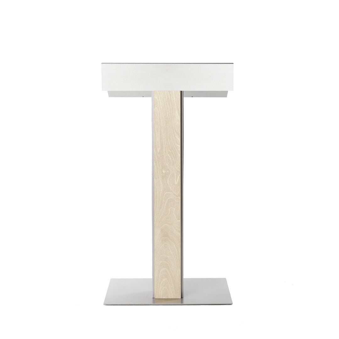 Contemporary Lectern and Podium Y-55, Front View 3