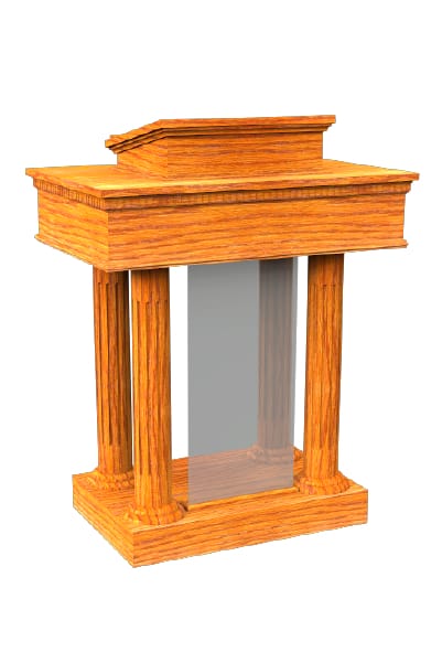 8302-SP column pedestal pulpit