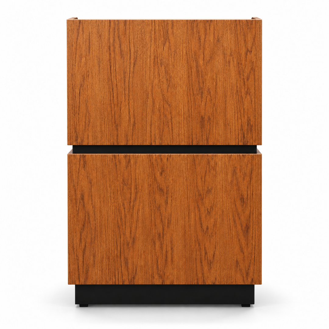 PDLAN Landmark solid oak lectern — Medium Oak #43