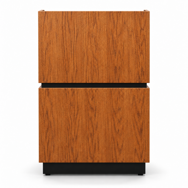 PDLAN Landmark solid oak lectern — Medium Oak 