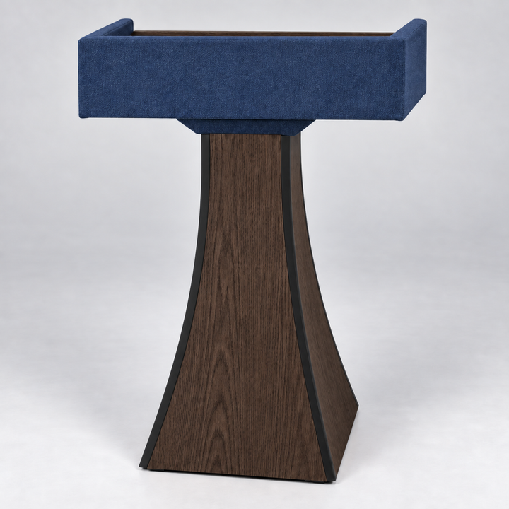 PDPRE Presidential solid oak lectern — Black Pine 