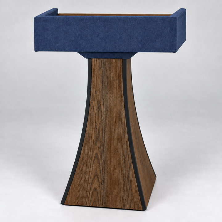 PDPRE Presidential solid oak lectern — Chestnut 