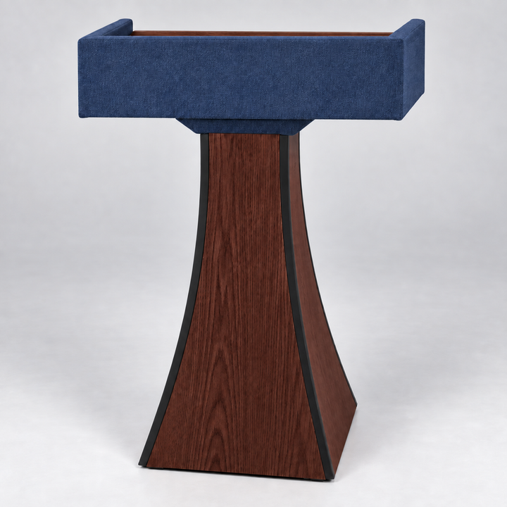 PDPRE Presidential solid oak lectern — Dark Cherry 