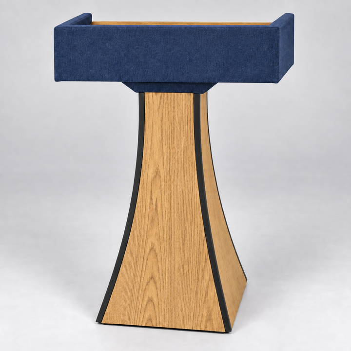 PDPRE Presidential solid oak lectern — Light Oak 