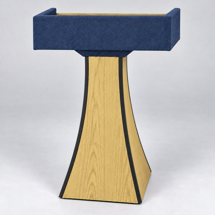 PDPRE Presidential solid oak lectern — Native Oak 
