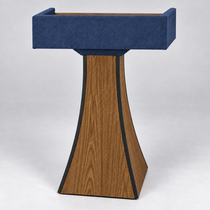 PDPRE Presidential solid oak lectern — Red Elm 