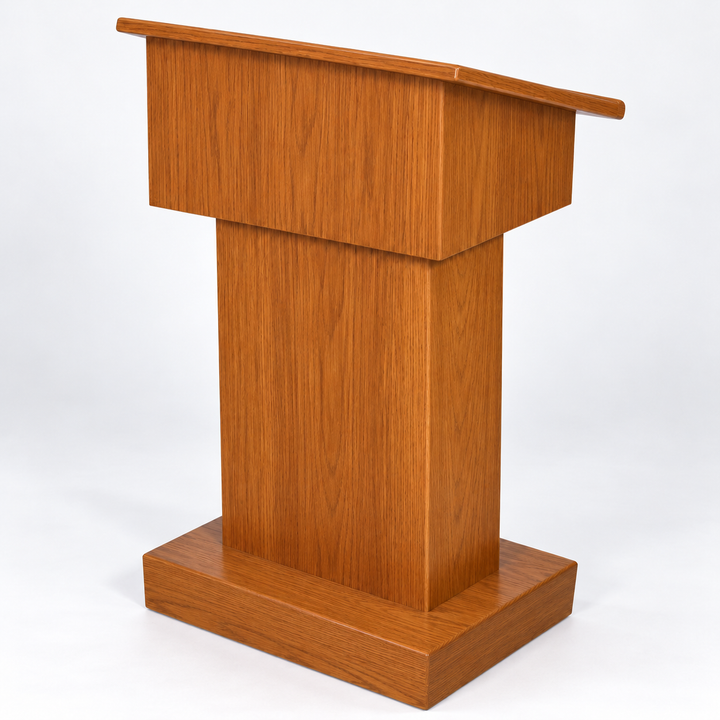 PDROY Royal solid oak lectern — Medium Oak 