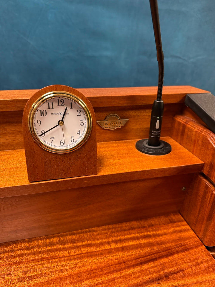 presidential evolution podium clock