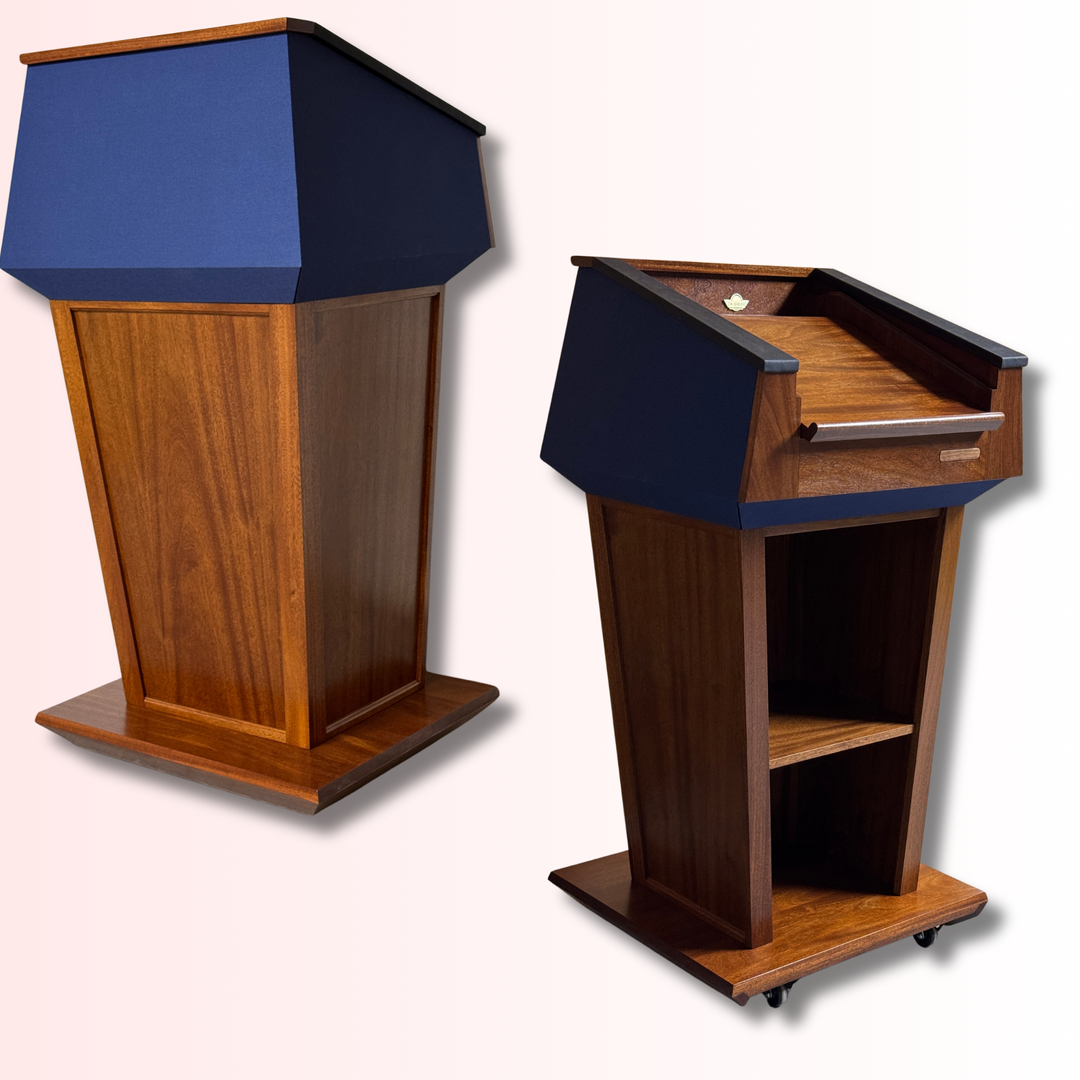 Handcrafted Hardwood Lectern: Presidential Podium [PRES500]