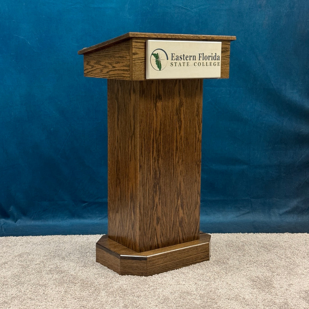 Handcrafted Solid Hardwood Lectern: The Senator [SNT244]