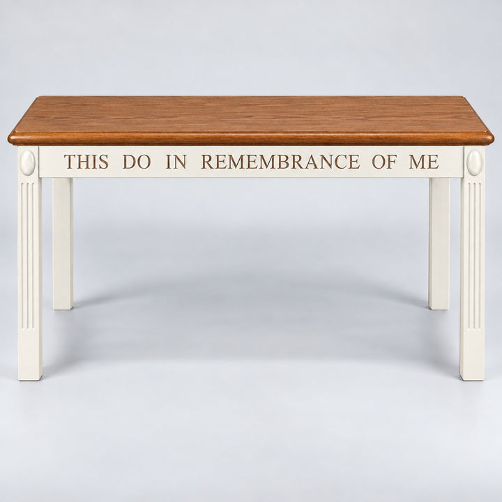 TOT-602 communion table — Medium Oak 