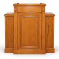 Solid Oak Wing Pulpit: TWP-105
