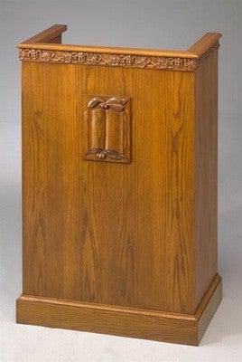 Church Wood Pulpit Single NO 501-Church Solid Wood Pulpits, Podiums and Lecterns-Podiums Direct