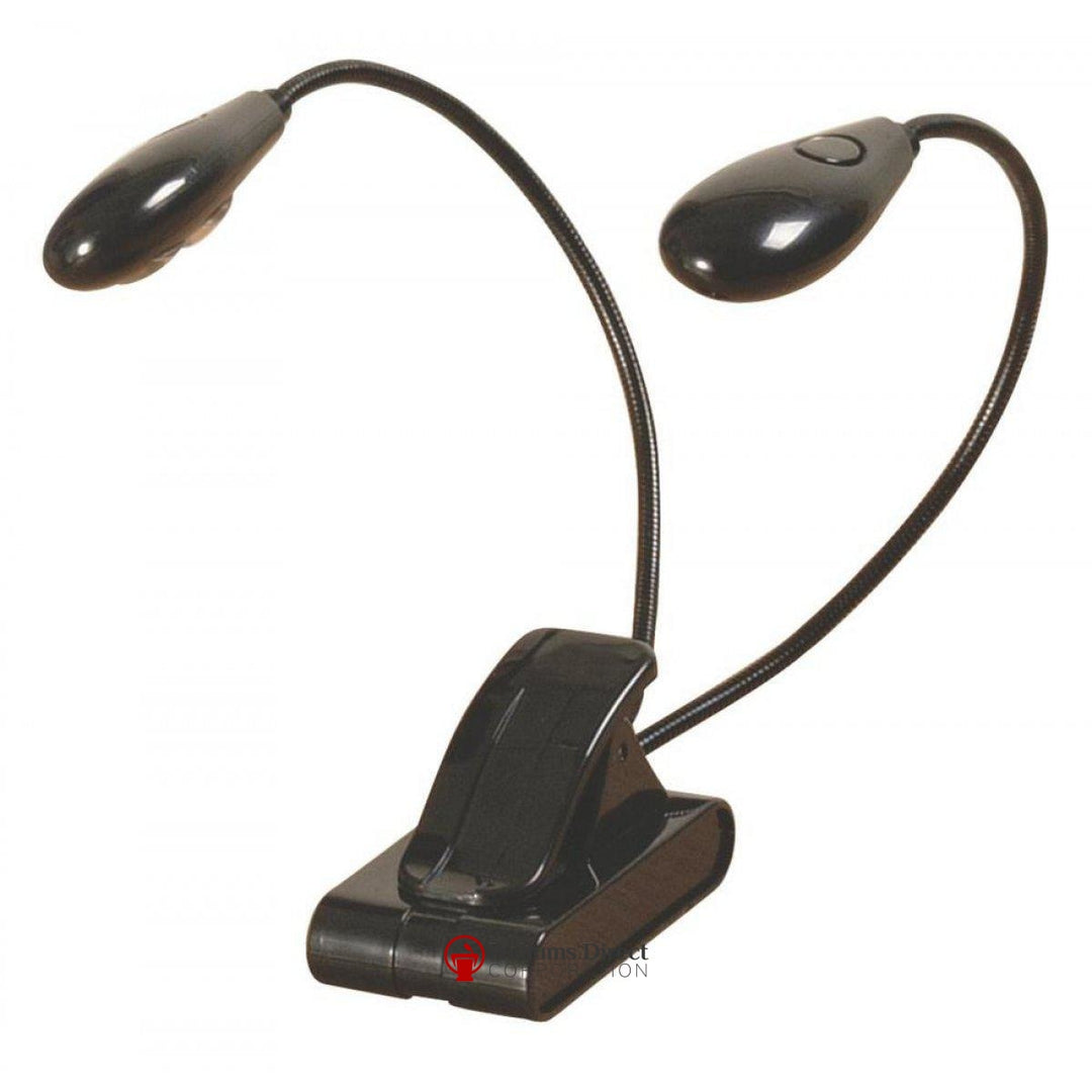 Dual Head 4 LED Podium Clip On Light-Wireless Microphones and Lights, Podium and Lectern Options-Podiums Direct