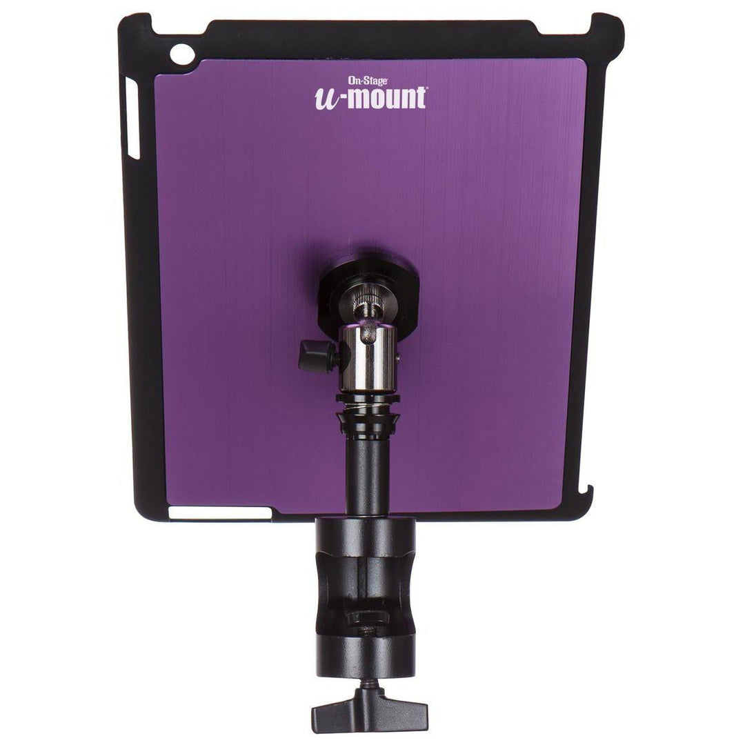 IPad Snap On Cover with Round Clamp On for Podium-Purple-Wireless Microphones and Lights, Podium and Lectern Options-Podiums Direct