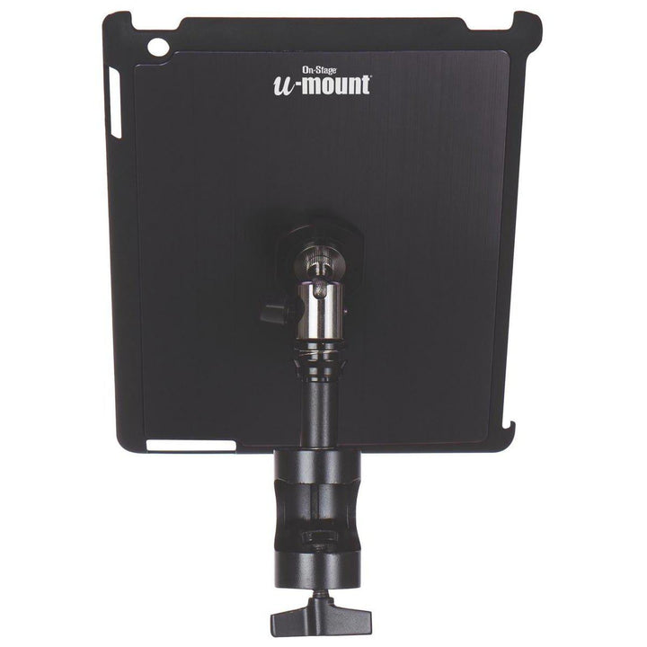 IPad Snap On Cover with Round Clamp On for Podium-Black-Wireless Microphones and Lights, Podium and Lectern Options-Podiums Direct