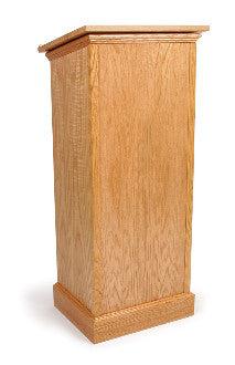 Non Sound Lectern FPL245 Full Pedestal-Without Cross-Non Sound Podiums and Lecterns-Podiums Direct