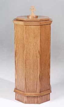 Baptismal Font NO 400-Tithe Boxes, Baptismal Font, Flower Stands, and Offering Tables-Podiums Direct