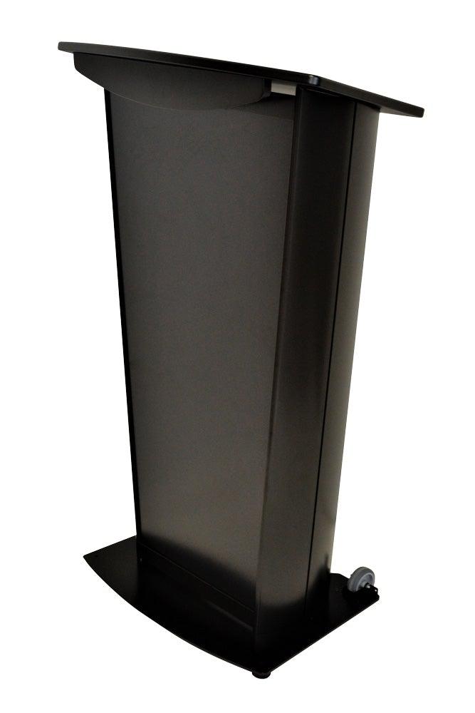 Contemporary Lecterns and Podiums VH1 Deluxe Aluminum Lectern-Angle-Contemporary Lecterns and Podiums-Podiums Direct