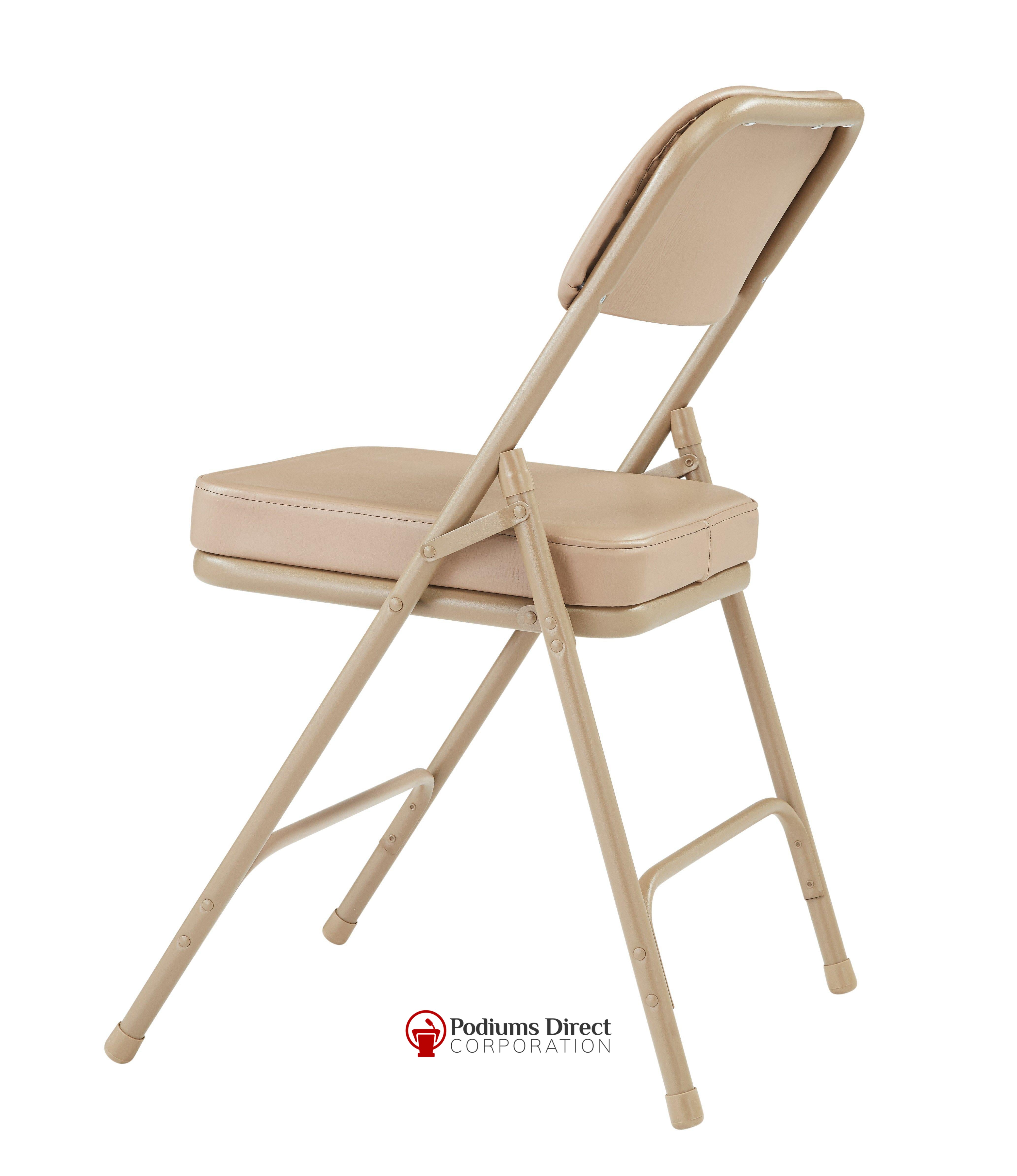 Upholstered discount folding chair